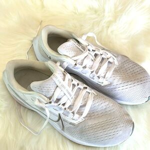 Nike Zoom Air Pegasus 38 white trainers #running 7.5
